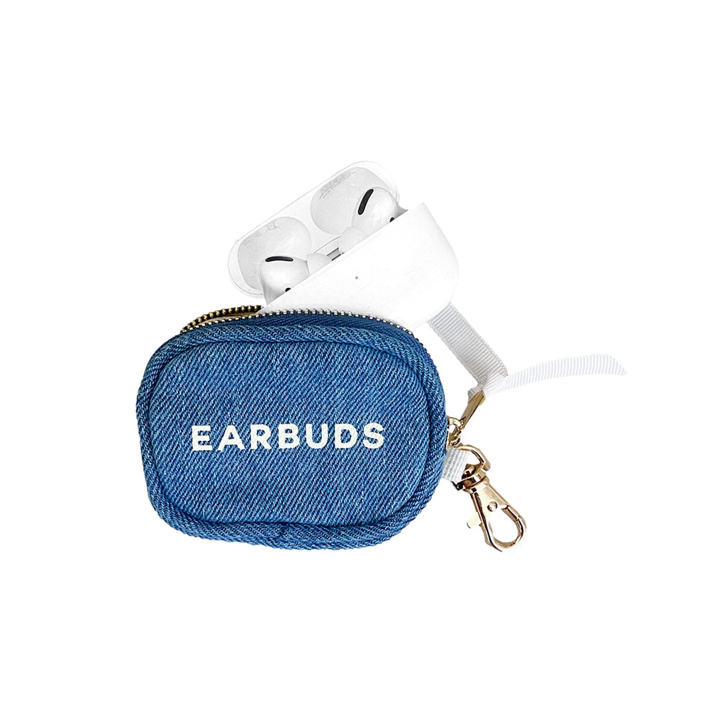
                                      
                                        Pochette pour Écouteurs/Earpods avec mousqueton, Denim | Bag-all France
                                      
                                    