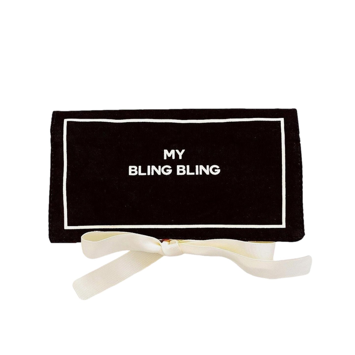 
                                      
                                        Pochette de Rangement Voyage bijoux "My Bling Bling" Noire
                                      
                                    