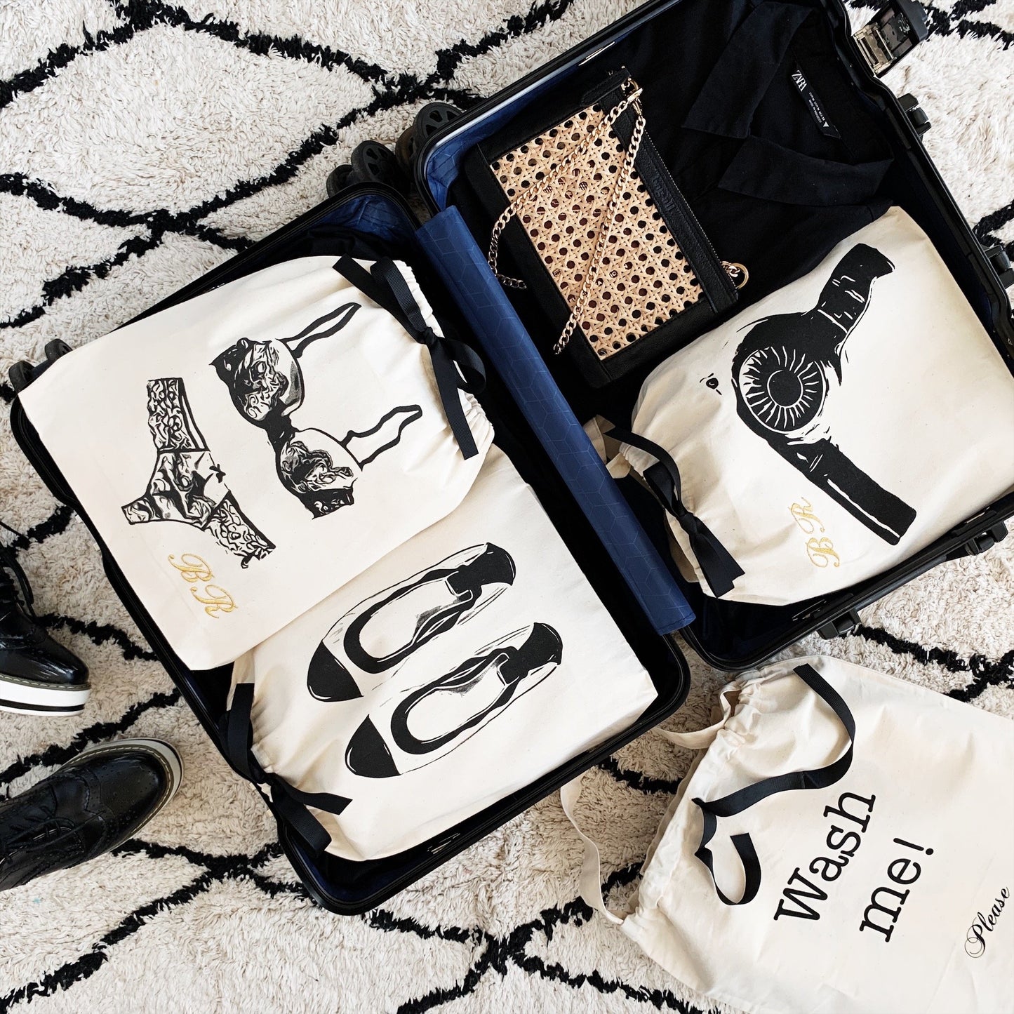 Women's Travel Bags 4-pack - Bag-all Paris